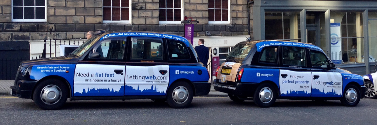 Mini Livery Edinburgh Taxi Advertising 2