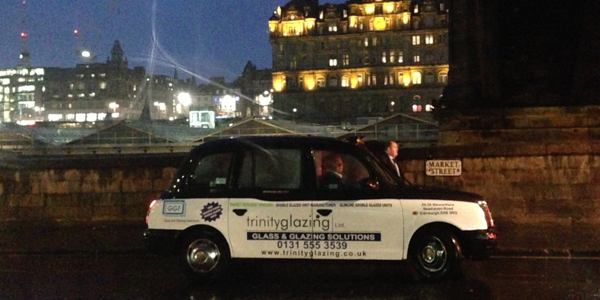 Superside taxi advertising Edinburgh 2