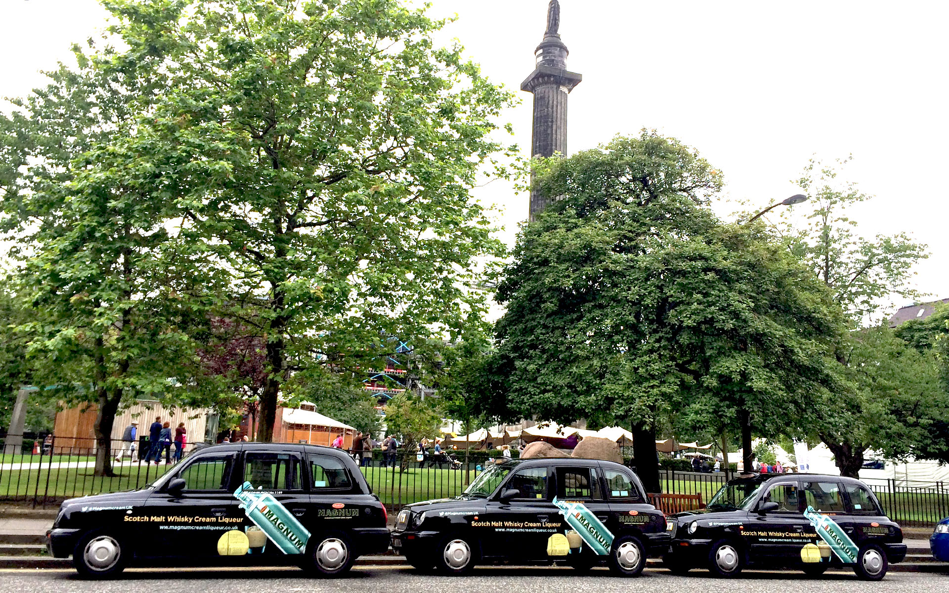 Taxi Advertising in Edinburgh