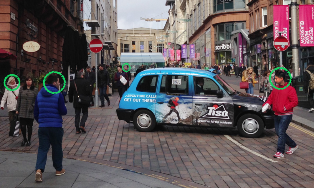 Taxi Advertising in Action Glasgow